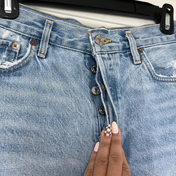 AGOLDE Parker cutoff shorts - Picture 6 of 7